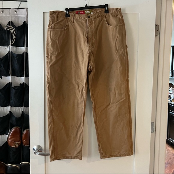 Berne Workwear Tan Carpenter Pants, 40” - Picture 1 of 7